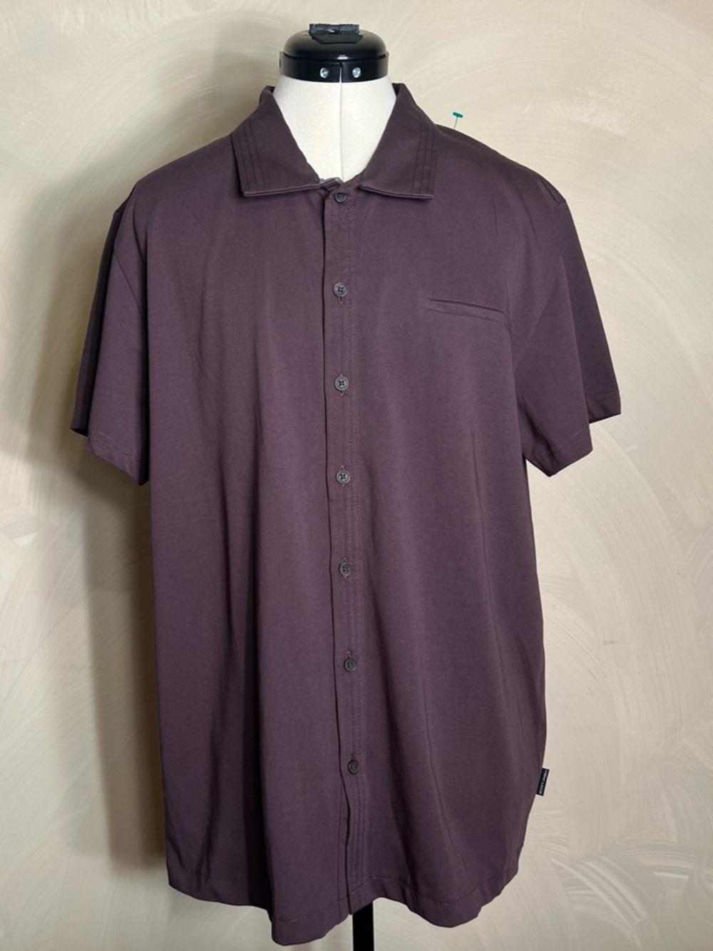 Scott James Contemporary Menswear,S/S Button-Up Minimalist Shirt, MSRP:$58|Sz:XL